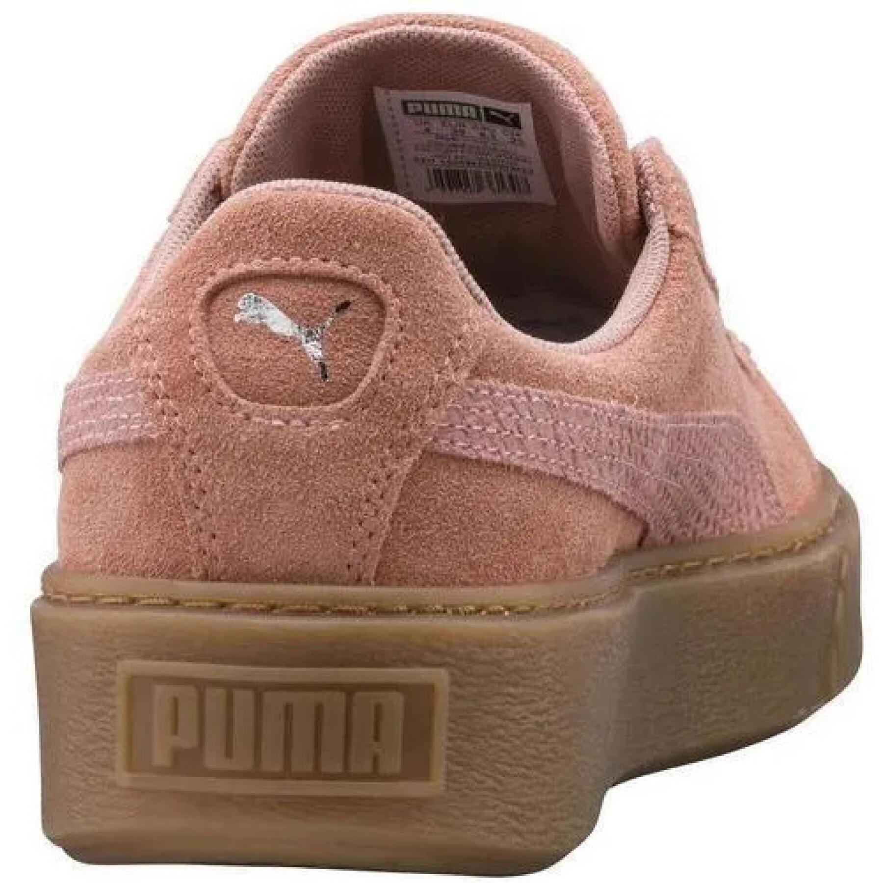 Dames sportschoenen Puma Suede Platform Gum